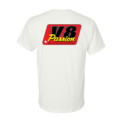 T-Shirt V8 blanc
