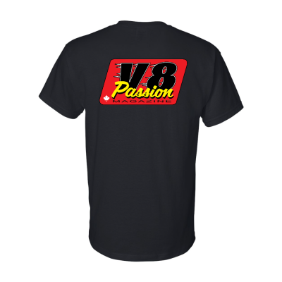 T-Shirt V8 noir